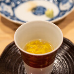 鮨 むらやま - 2022.8 蛤の茶碗蒸し 菊花餡