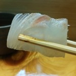 鮨 来多老 - 鯛昆布〆。リフト(^-^)/