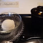 柳生の庄 - 小豆白玉、シャーベット