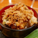 Osoba Tanaka - 田なかセットのかき揚げ丼