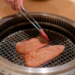 銀座 ちかみつ - 純血但馬万葉牛37ヶ月肥育サーロイン タレ