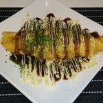 Daisu - 野菜版オムレツ！？お好み焼きソースが相性抜群！豚平焼き☆500円♪