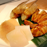 札幌焼肉 和牛いしざき - イカ、大海老