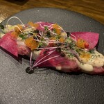 MILLE FIORI - シマアジのカルパッチョ（ハーフ）