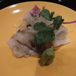 壽山 - さより　ひらめ　トリガイ