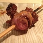 鳥しき - はつもと断面。レアに近いピンク色✧