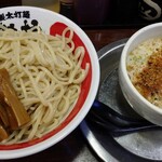 自家製太打麺 勢拉 - つけ麺(冷・中盛り・ネギ増し)