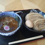 松戸富田麺桜 - 味玉濃厚つけ麺1040円(税込)