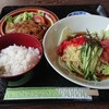 Ikenohata - ぶっかけ冷やし中華定食1100円