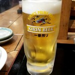 ちょっぷく - 生ビール：300円