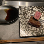 北海道焼肉 北うし - 知床和牛フィレ　絶妙な焼き具合