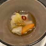 北海道焼肉 北うし - 水キムチ