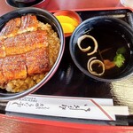 うなふじ - うなぎ丼・上(4切れ)　1600円＋税