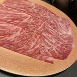 北海道焼肉 北うし - びえい和牛サーロイン焼きしゃぶ