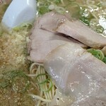 江ちゃんラーメン - 今日は大蒜、一個にしました！