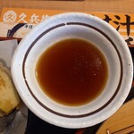 久兵衛屋 - みぞれ天ざるうどん、つけ汁