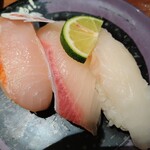 Sushi Kuine - 金目鯛、ひらまさ、さめカレイ