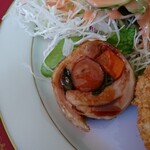 京町クロケットファミリー - 野菜とウインナーの鶏肉巻き