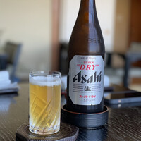駒形前川 浅草本店 - ここはやっぱりアサヒ瓶ビールでしょう。