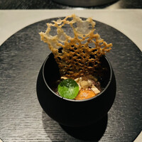 VELROSIER - 新馬鈴薯のパンナコッタ 雲丹 牛筋煮込み