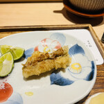 日本橋 蕎ノ字 - ◎銀宝は細長くドジョウに似た体型の魚。