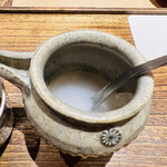 日本橋 蕎ノ字 - ◎蕎麦湯は濃厚。