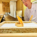 日本橋 蕎ノ字 - ◎人参は果物のような風味や甘さがある。