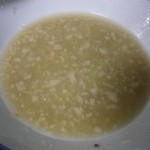 鶏とふじ - 塩ふじ麺 スープ