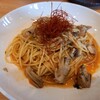 ファミリーレストラン ペルテ - サバときのこのオイルパスタ