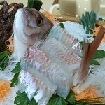 山幸園 - 舟盛の真鯛