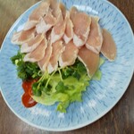 やきとり鳥かつ - ささみたたき。