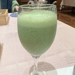 花仙庵 仙仁温泉 岩の湯 - 朝食　起きがけの一杯