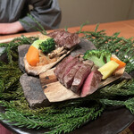 花仙庵 仙仁温泉 岩の湯 - 杉の香草焼き