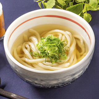 The most popular is the homemade ``kake udon,'' which is smooth and smooth.