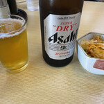 ra-memmatsuki - 瓶ビールとキムチ