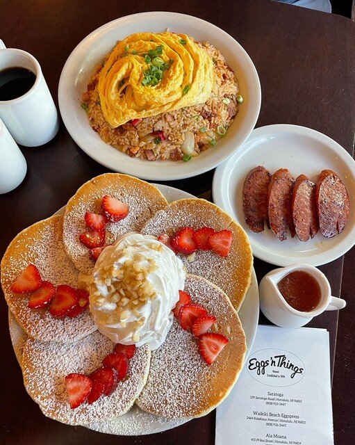 口コミ一覧 Eggs 'n Things Ala Moana （エッグスンシングス） アラモアナ/カフェ [食べログ]