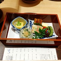 個室会席 北大路 新宿茶寮 - 前菜重箱七種