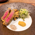 開化亭 - ⑤牛フィレ中国天ぷら4500円