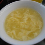 台湾料理 福源 - 付いてくる甘いたまごスープ