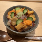 すが弥 - 亡き家内への影膳です。菅谷氏のご厚情に感謝します。不覚にも目頭が熱くなりました