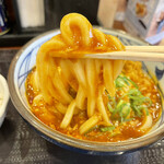 丸亀製麺 - チーズトマたまカレーうどん アップ