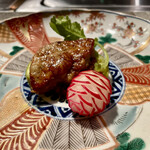 赤坂鉄板焼 ヒレ - フォアグラと飾り株