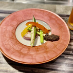 赤坂鉄板焼 ヒレ - 芸術ですね