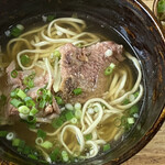 すーまぬめぇ - ソーキそば(小)