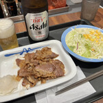 松屋 - カルビ焼肉ビールセット