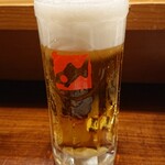 魚哲 - 生ビール 銘柄はなんだろ？