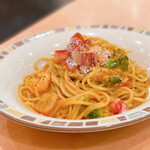 サイゼリヤ - 料理写真:エビとブロッコリーのオーロラソース☆