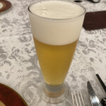 中国料理 王宮 - 生ビールで乾杯‼️