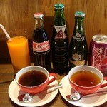 ベアーズダイナー - ソフトドリンク　２５０円　/　コーヒー（ホット/アイス）　２８０円　/　ティー（ホット/アイス）　２８０円