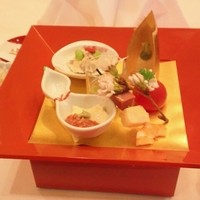 神田明神　明神会館 - 筍、トマトのマスカルボーネ、空豆、湯葉